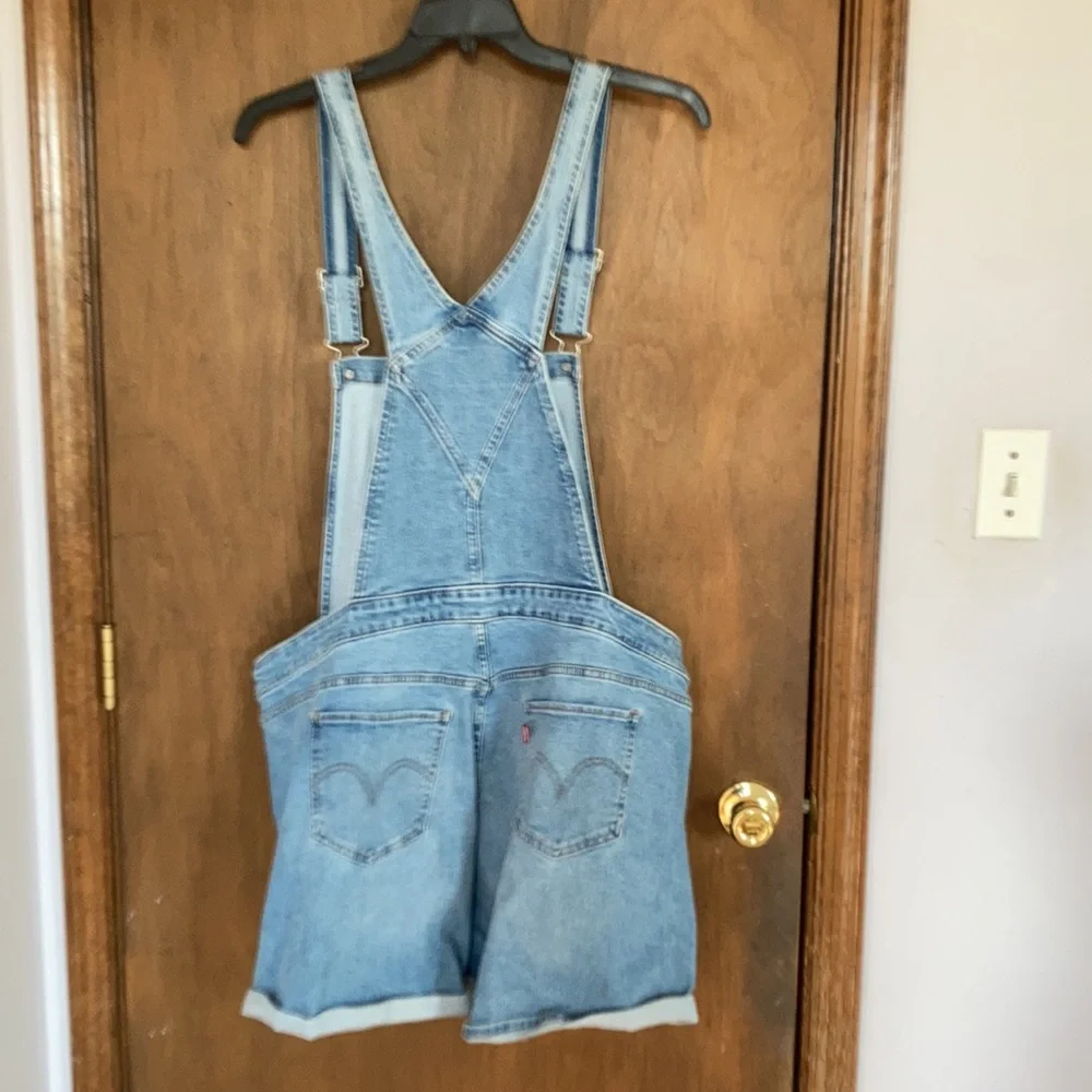 Relist 6/13 Levi’s denim jean short overall 20W - Picture 11 of 17
